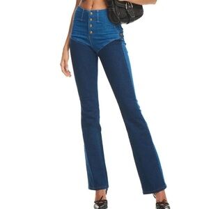I.AM.GIA Women's Blue and Navy Jeans